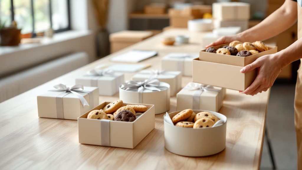 Fresh cookies ready for delivery